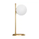 GLOBOSTAR® GLOBUS 203-0182 Μοντέρνο Επιτραπέζιο Φωτιστικό Πορτατίφ με Ντουί 1 x E27 AC 220-240V IP20 - Χρυσό & Λευκό - Μ21 x Π17 x Υ45cm - Image 6