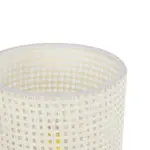 GLOBOSTAR® CYLINDER 203-0184 Μοντέρνο Επιτραπέζιο Φωτιστικό Πορτατίφ με Ντουί 1 x E27 AC 220-240V IP20 - Μαύρο & Λευκό - Μ14 x Π14 x Υ22cm - Image 6
