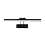 GLOBOSTAR® REFINE 203-0188 Μοντέρνο Φωτιστικό Τοίχου - Απλίκα Καθρέπτη Μπάνιου LED 7W 640lm 120° AC 220-240V IP44 Θερμό Λευκό 2700K - Lumileds SMD Chip - Μαύρο Ματ - Μ35 x Π21 x Υ12cm - 2 Χρόνια Εγγύηση - Image 4