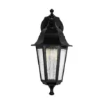 GLOBOSTAR® VITRO 203-0191 Vintage Φωτιστικό Τοίχου - Απλίκα με Ντουί 1 x E27 AC 220-240V IP44 - Μαύρο - Μ17 x Π20 x Υ36cm - Image 4