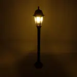 GloboStar® VITRO 203-0192 Vintage Επιδαπέδιο Φωτιστικό Κολωνάκι Κήπου Μονόφωτο 1 x E27 IP44 Μαύρο & Διάφανο Πλαστικό - Μ17 x Π17 x Υ100cm - Image 3