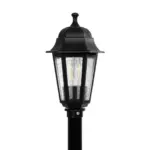 GloboStar® VITRO 203-0192 Vintage Επιδαπέδιο Φωτιστικό Κολωνάκι Κήπου Μονόφωτο 1 x E27 IP44 Μαύρο & Διάφανο Πλαστικό - Μ17 x Π17 x Υ100cm - Image 6