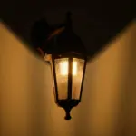 GLOBOSTAR® VITRO 203-0196 Vintage Φωτιστικό Τοίχου - Απλίκα με Ντουί 1 x E27 AC 220-240V IP44 - Χάλκινο - Μ17 x Π20 x Υ36cm - Image 3