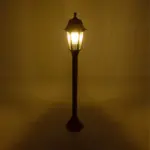 GloboStar® VITRO 203-0197 Vintage Επιδαπέδιο Φωτιστικό Κολωνάκι Κήπου Μονόφωτο 1 x E27 IP44 Χάλκινο & Διάφανο Πλαστικό - Μ17 x Π17 x Υ100cm - Image 3