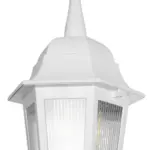 GLOBOSTAR® VITRO 203-0199 Vintage Φωτιστικό Οροφής με Ντουί 1 x E27 AC 220-240V IP44 - Λευκό - Μ17 x Π17 x Υ28cm - Image 6