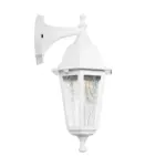 GLOBOSTAR® VITRO 203-0201 Vintage Φωτιστικό Τοίχου - Απλίκα με Ντουί 1 x E27 AC 220-240V IP44 - Λευκό - Μ17 x Π20 x Υ36cm - Image 5