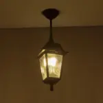 GLOBOSTAR® SOLME 203-0209 Vintage Φωτιστικό Οροφής με Ντουί 1 x E27 AC 220-240V IP44 - Μαύρο - Μ15 x Π15 x Υ27cm - Image 3