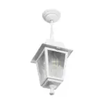 GLOBOSTAR® SOLME 203-0219 Vintage Φωτιστικό Οροφής με Ντουί 1 x E27 AC 220-240V IP44 - Λευκό - Μ15 x Π15 x Υ27cm - Image 5