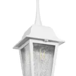 GLOBOSTAR® SOLME 203-0219 Vintage Φωτιστικό Οροφής με Ντουί 1 x E27 AC 220-240V IP44 - Λευκό - Μ15 x Π15 x Υ27cm - Image 6