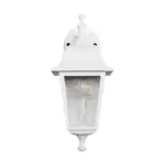 GLOBOSTAR® SOLME 203-0221 Vintage Φωτιστικό Τοίχου - Απλίκα με Ντουί 1 x E27 AC 220-240V IP44 - Λευκό - Μ15 x Π20 x Υ35cm - Image 4