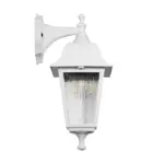 GLOBOSTAR® SOLME 203-0221 Vintage Φωτιστικό Τοίχου - Απλίκα με Ντουί 1 x E27 AC 220-240V IP44 - Λευκό - Μ15 x Π20 x Υ35cm - Image 5