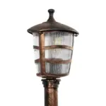 GloboStar® ZARDIN 203-0227 Vintage Επιδαπέδιο Φωτιστικό Κολωνάκι Κήπου Μονόφωτο 1 x E27 IP44 Χάλκινο & Διάφανο Πλαστικό - Μ17 x Π17 x Υ92cm - Image 6