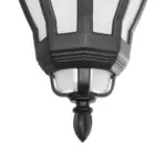 GLOBOSTAR® VERDI 203-0232 Vintage Φωτιστικό Οροφής με Ντουί 1 x E27 AC 220-240V IP44 - Μαύρο - Μ18 x Π18 x Υ33cm - Image 6