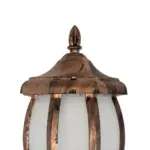 GLOBOSTAR® VERDI 203-0233 Vintage Φωτιστικό Τοίχου - Απλίκα με Ντουί 1 x E27 AC 220-240V IP44 - Χάλκινο - Μ18 x Π25 x Υ40cm - Image 6