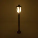 GloboStar® VERDI 203-0236 Vintage Επιδαπέδιο Φωτιστικό Κολωνάκι Κήπου Μονόφωτο 1 x E27 IP44 Χάλκινο & Διάφανο Πλαστικό - Μ17 x Π17 x Υ104cm - Image 3