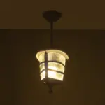GLOBOSTAR® ZARDIN 203-0237 Vintage Φωτιστικό Οροφής με Ντουί 1 x E27 AC 220-240V IP44 - Λευκό - Μ17 x Π17 x Υ42cm - Image 3