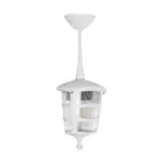 GLOBOSTAR® ZARDIN 203-0237 Vintage Φωτιστικό Οροφής με Ντουί 1 x E27 AC 220-240V IP44 - Λευκό - Μ17 x Π17 x Υ42cm - Image 4