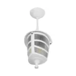 GLOBOSTAR® ZARDIN 203-0237 Vintage Φωτιστικό Οροφής με Ντουί 1 x E27 AC 220-240V IP44 - Λευκό - Μ17 x Π17 x Υ42cm - Image 5