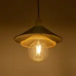 GLOBOSTAR® FERRO 203-0269 Μοντέρνο Κρεμαστό Φωτιστικό Οροφής με Ντουί 1 x E27 AC 220-240V IP20 - Μαύρο & Χάλκινο - Μ30 x Π30 x Υ19cm - Image 2