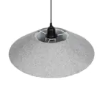 GLOBOSTAR® STORM 203-0292 Μοντέρνο Κρεμαστό Φωτιστικό Οροφής με Ντουί 1 x E27 AC 220-240V IP20 - Μαύρο & Γκρί  - Μ50 x Π50 x Υ24cm - Image 6