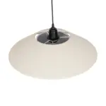 GLOBOSTAR® STORM 203-0293 Μοντέρνο Κρεμαστό Φωτιστικό Οροφής με Ντουί 1 x E27 AC 220-240V IP20 - Μαύρο &  Λευκό - Μ50 x Π50 x Υ24cm - Image 6