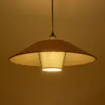 GLOBOSTAR® STORM 203-0294 Μοντέρνο Κρεμαστό Φωτιστικό Οροφής με Ντουί 1 x E27 AC 220-240V IP20 - Μαύρο &  Μπεζ - Μ50 x Π50 x Υ24cm - Image 2