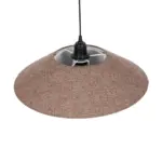 GLOBOSTAR® STORM 203-0294 Μοντέρνο Κρεμαστό Φωτιστικό Οροφής με Ντουί 1 x E27 AC 220-240V IP20 - Μαύρο &  Μπεζ - Μ50 x Π50 x Υ24cm - Image 6