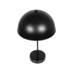 GLOBOSTAR® GAZETA 203-0296 Μοντέρνο Επιτραπέζιο Φωτιστικό Πορτατίφ με Ντουί 1 x E27 AC 220-240V IP20 - Μαύρο - Μ25 x Π25 x Υ39cm - Image 5