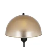 GLOBOSTAR® GAZETA 203-0297 Μοντέρνο Επιτραπέζιο Φωτιστικό Πορτατίφ με Ντουί 1 x E27 AC 220-240V IP20 - Μαύρο & Καφέ - Μ25 x Π25 x Υ39cm - Image 6
