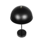 GLOBOSTAR® GAZETA 203-0298 Μοντέρνο Επιτραπέζιο Φωτιστικό Πορτατίφ με Ντουί 1 x E27 AC 220-240V IP20 - Μαύρο & Χρυσό - Μ25 x Π25 x Υ39cm - Image 5