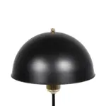 GLOBOSTAR® GAZETA 203-0299 Μοντέρνο Επιτραπέζιο Φωτιστικό Πορτατίφ με Ντουί 1 x E27 AC 220-240V IP20 - Μαύρο & Χρυσό - Μ25 x Π25 x Υ39cm - Image 6