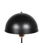 GLOBOSTAR® GAZETA 203-0300 Μοντέρνο Επιτραπέζιο Φωτιστικό Πορτατίφ με Ντουί 1 x E27 AC 220-240V IP20 - Μαύρο & Μπρονζέ - Μ25 x Π25 x Υ39cm - Image 6