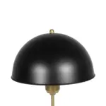 GLOBOSTAR® GAZETA 203-0305 Μοντέρνο Επιτραπέζιο Φωτιστικό Πορτατίφ με Ντουί 1 x E27 AC 220-240V IP20 - Μαύρο & Χρυσό - Μ25 x Π25 x Υ39cm - Image 6