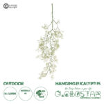 GloboStar® Artificial Garden EUCALYPTUS HANGING BRANCH 20409 Τεχνητό Διακοσμητικό Κρεμαστό Φυτό Ευκάλυπτος Υ89cm