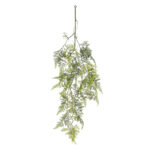 GloboStar® Artificial Garden FERN HANGING BRANCH 20410 Τεχνητό Διακοσμητικό Κρεμαστό Φυτό Φτέρη Υ89cm - Image 2