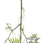 GloboStar® Artificial Garden FERN HANGING BRANCH 20410 Τεχνητό Διακοσμητικό Κρεμαστό Φυτό Φτέρη Υ89cm - Image 4