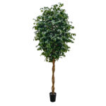 GloboStar® Artificial Garden FICUS BENJAMINA TREE 20432 Τεχνητό Διακοσμητικό Φυτό Φίκος Μπενζαμίνη Υ300cm - Image 2