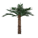 GloboStar® Artificial Garden COCONUT PALM TREE 20435 Τεχνητό Διακοσμητικό Φοινικόδεντρο Κοκοφοίνικας Υ400cm - Image 2