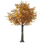 GloboStar® Artificial Garden ACER RUBRUM SYCAMORE TREE 20437 Τεχνητό Διακοσμητικό Δέντρο Κόκκινος Σφένδαμος Υ400cm - Image 2