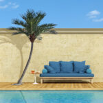 GloboStar® Artificial Garden CURVED COCONUT PALM TREE 20443 Τεχνητό Διακοσμητικό Κυρτό Φοινικόδεντρο Κοκοφοίνικας Εξωτερικού Χώρου IP68 UV Certified Protection Υ400cm - Image 3