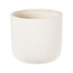GloboStar® Artificial Garden PARGA 20452 Πήλινο Κεραμικό Κασπώ Γλάστρα - Flower Pot Μπεζ Φ23cm x Υ20.5cm - Image 6