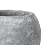 GloboStar® Artificial Garden ALONISSOS 20458 Τσιμεντένιο Κασπώ Γλάστρα - Flower Pot Γκρι Φ18.5cm x Υ14.5cm - Image 5