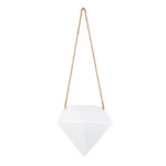 GloboStar® Artificial Garden HERAKLIO 20467 Κρεμαστό Πήλινο Κεραμικό Κασπώ Γλάστρα - Flower Pot Λευκό Μ13.5 x Π15.5 x Υ37cm - Image 4