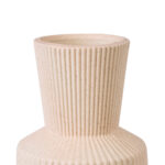 GloboStar® Artificial Garden CAPRI 20468 Πήλινο Κεραμικό Κασπώ Γλάστρα - Flower Pot Απαλό Μπεζ Φ7.5cm x Υ20cm - Image 5