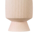 GloboStar® Artificial Garden CAPRI 20468 Πήλινο Κεραμικό Κασπώ Γλάστρα - Flower Pot Απαλό Μπεζ Φ7.5cm x Υ20cm - Image 6