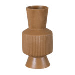 GloboStar® Artificial Garden AMALFI 20469 Πήλινο Κεραμικό Κασπώ Γλάστρα - Flower Pot Κεραμιδί Φ7.5cm x Υ20cm - Image 2