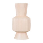 GloboStar® Artificial Garden CAPRI 20470 Πήλινο Κεραμικό Κασπώ Γλάστρα - Flower Pot Απαλό Μπεζ Φ9.5cm x Υ25cm - Image 4