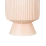 GloboStar® Artificial Garden CAPRI 20470 Πήλινο Κεραμικό Κασπώ Γλάστρα - Flower Pot Απαλό Μπεζ Φ9.5cm x Υ25cm - Image 6