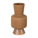 GloboStar® Artificial Garden AMALFI 20471 Πήλινο Κεραμικό Κασπώ Γλάστρα - Flower Pot Κεραμιδί Φ9.5cm x Υ25cm - Image 2