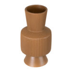 GloboStar® Artificial Garden AMALFI 20471 Πήλινο Κεραμικό Κασπώ Γλάστρα - Flower Pot Κεραμιδί Φ9.5cm x Υ25cm - Image 3
